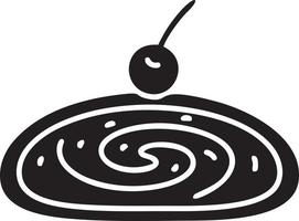 Kuchen Symbol Symbol Vektor Bild. Illustration von das Bäckerei Geburtstag isoliert Design Bild. eps 10