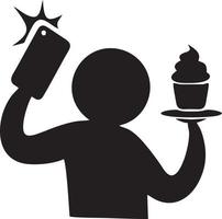 Kuchen Symbol Symbol Vektor Bild. Illustration von das Bäckerei Geburtstag isoliert Design Bild. eps 10