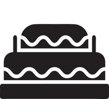 Kuchen Symbol Symbol Vektor Bild. Illustration von das Bäckerei Geburtstag isoliert Design Bild. eps 10