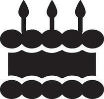 Kuchen Symbol Symbol Vektor Bild. Illustration von das Bäckerei Geburtstag isoliert Design Bild. eps 10