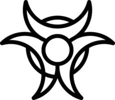 Vektor Design gefährlich Symbol Stil