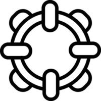 Vektor Design Rettungsschwimmer Symbol Stil