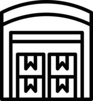 Vektor Design Warenhaus Symbol Stil