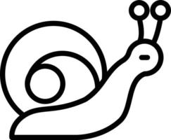 Vektor Design Schnecke Symbol Stil