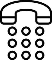 Vektor Design Telefon wählen Symbol Stil