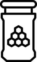 Vektor Design Honig Symbol Stil