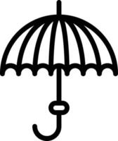 Vektor Design Regenschirm Symbol Stil