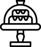 Vektor Design Kuchen Kuppel Symbol Stil