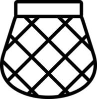 Vektor Design Fisch Netz Symbol Stil