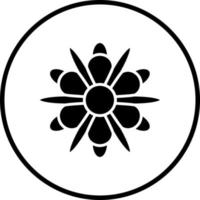 Chrysantheme Vektor Symbol Stil