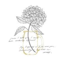 bukett. vår blommor och kvistar. pioner, hortensia, reste sig. årgång botanisk illustration. svart och vit uppsättning av teckning blåklint, blommig element, hand dragen botanisk illustration. vektor