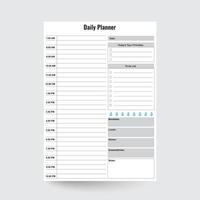 dagligen planerare, dagligen dagbok, dagligen arrangör, dagligen dagordning, dagligen checklista, dagligen schema, utskrivbar dagligen logga, dagligen rutin, mål planerare, dagligen kalender vektor