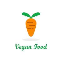 Vorlage Logo Vegetarier Cafe Vektor Illustration Design