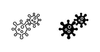 Covid-Virus-Vektorsymbol vektor