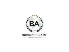 professionell ba företag logotyp, unik ba logotyp brev vektor ikon