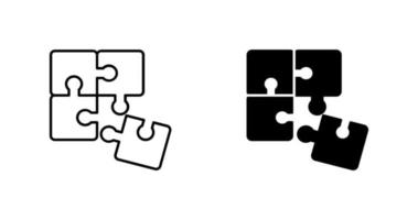 Puzzle-Vektor-Symbol vektor