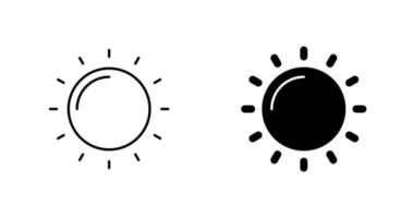 Sonnenvektorikone vektor