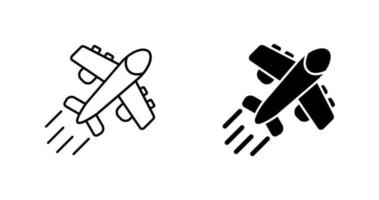 Flugzeug-Vektor-Symbol vektor