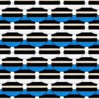 Muster Plätzchen mit Flagge Land Estland im lecker Keks vektor