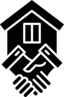 Vektor Design Haus Deal Symbol Stil