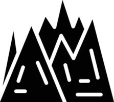 wild Berg Vektor Symbol Stil