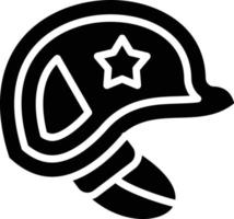 Soldat Helm Vektor Symbol Stil