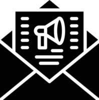 Newsletter Vektor Symbol Stil