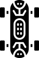 Skateboard Vektor Symbol Stil