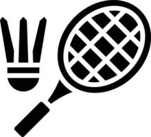 badminton vektor ikon stil