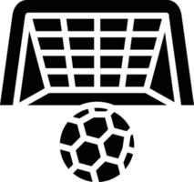 Fußball Tor Vektor Symbol Stil