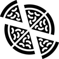 Pizza Vektor Symbol Stil