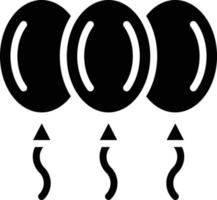 Luftballons Vektor Symbol Stil