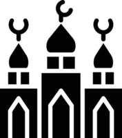 Moschee Vektor Symbol Stil