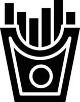 Französisch Fritten Vektor Symbol Stil