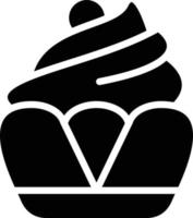 Cupcake Vektor Symbol Stil