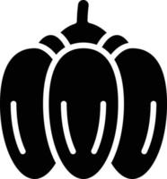 Paprika Vektor Symbol Stil