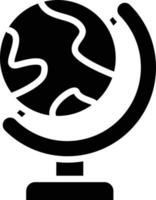 Globus Stand Vektor Symbol Stil