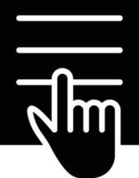 Studie Hand Vektor Symbol Stil