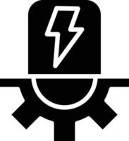 Energie System Vektor Symbol Stil