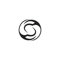 s Brief Logo, Volumen Symbol Design Vorlage Element vektor