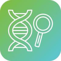 erkunden DNA Vektor Symbol Stil