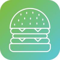 Burger Vektor Symbol Stil