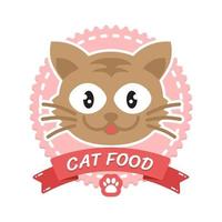 husdjursbutik logo design, husdjursbutik katter husdjur vektor