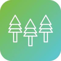 skog vektor ikon stil
