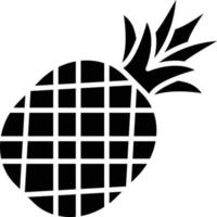 vektor design ananas ikon stil