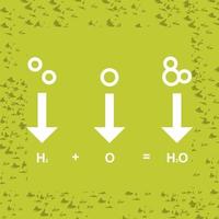 Vektorsymbol für chemische Formeln vektor