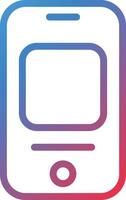 Vektor Design Handy, Mobiltelefon App Symbol Stil