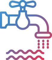 Vektor Design Abfall Wasser Symbol Stil
