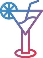 Vektor Design Cocktail Symbol Stil