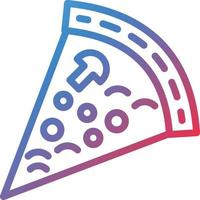 vektor design pizza skiva ikon stil